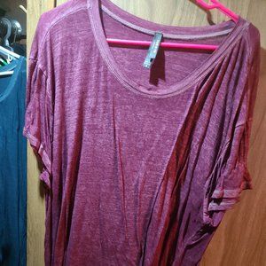 Torrid Boyfriend Tee Purple Size 3``